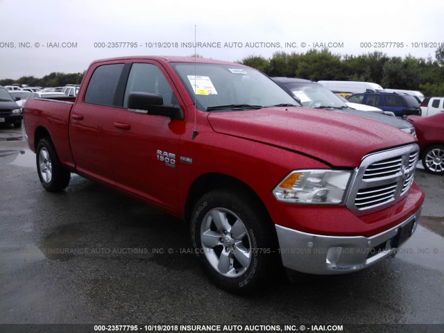 1C6RR6TT2KS510077 - 2019 RAM 1500 CLASSIC SLT RED photo 1