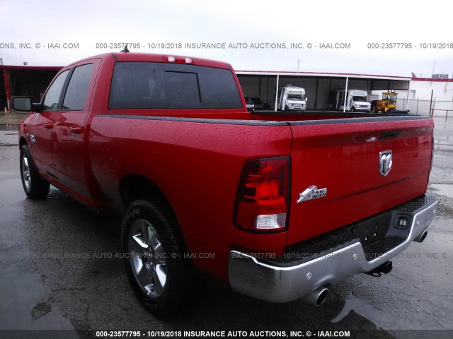 1C6RR6TT2KS510077 - 2019 RAM 1500 CLASSIC SLT RED photo 3