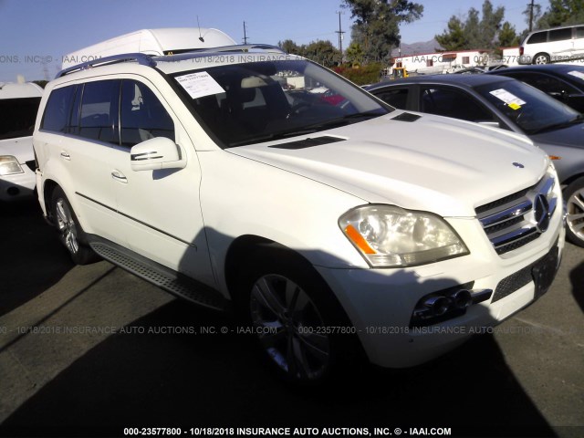 4JGBF7BE5BA687106 - 2011 MERCEDES-BENZ GL 450 4MATIC WHITE photo 1