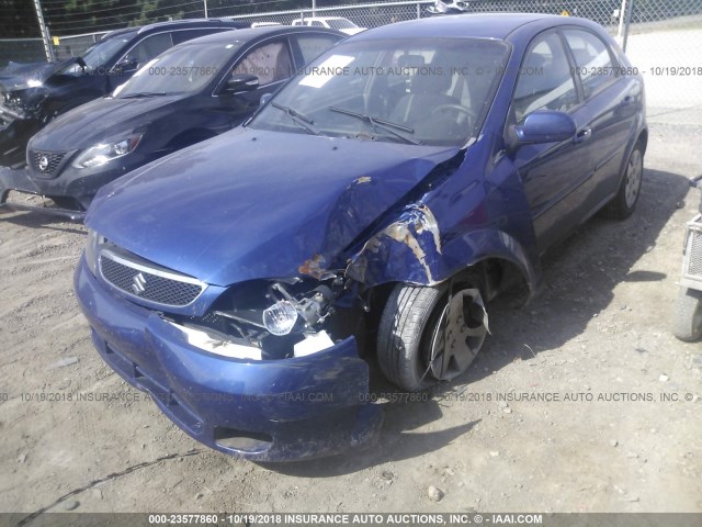 KL5JD66Z07K712336 - 2007 SUZUKI RENO BLUE photo 6