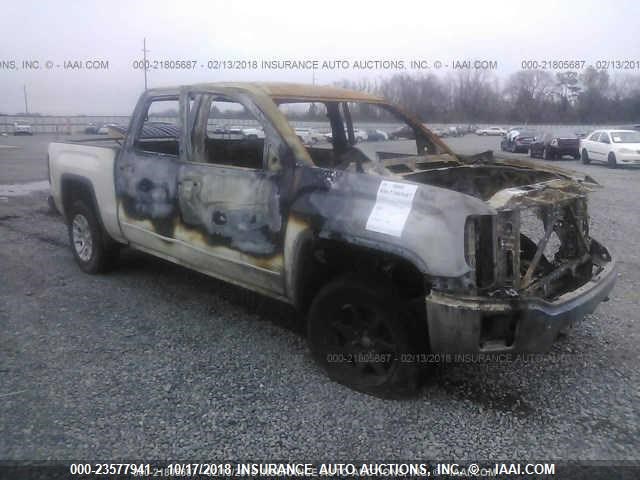 3GTU2UECXEG225292 - 2014 GMC SIERRA K1500 SLE WHITE photo 1