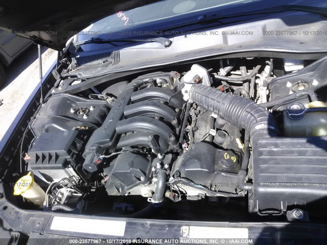 2C3LA43R67H846221 - 2007 CHRYSLER 300 BLACK photo 10