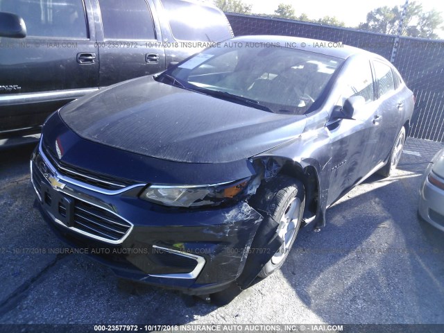 1G1ZB5ST3GF193864 - 2016 CHEVROLET MALIBU LS 深蓝色 照片 2