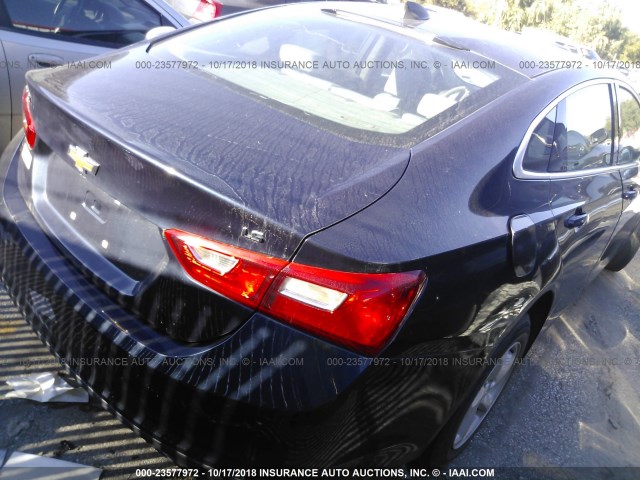 1G1ZB5ST3GF193864 - 2016 CHEVROLET MALIBU LS 深蓝色 照片 4