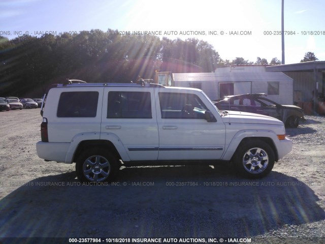 1J8HH58266C291974 - 2006 JEEP COMMANDER LIMITED WHITE photo 6