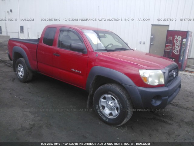 5TEUU42N65Z104683 - 2005 TOYOTA TACOMA ACCESS CAB Қызыл фото 1