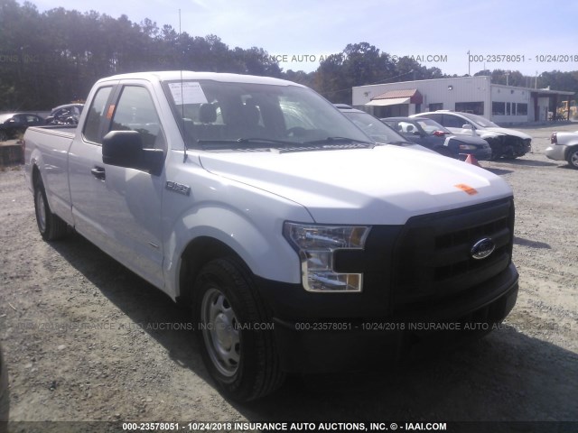 1FTEX1CPXGKF55553 - 2016 FORD F150 SUPER CAB WHITE photo 1