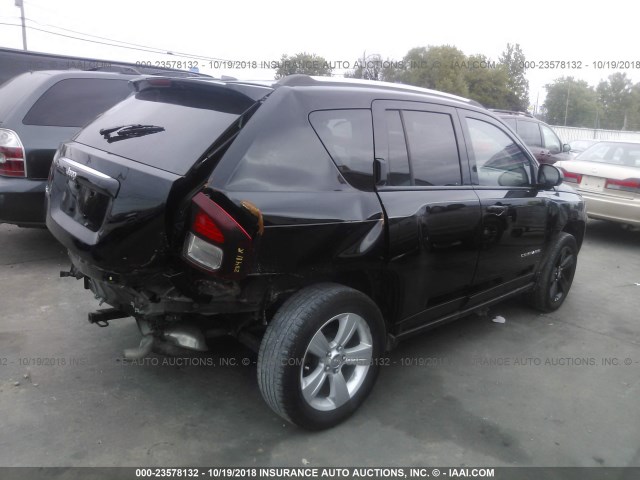 1C4NJDBB4FD304426 - 2015 JEEP COMPASS SPORT BLACK photo 4