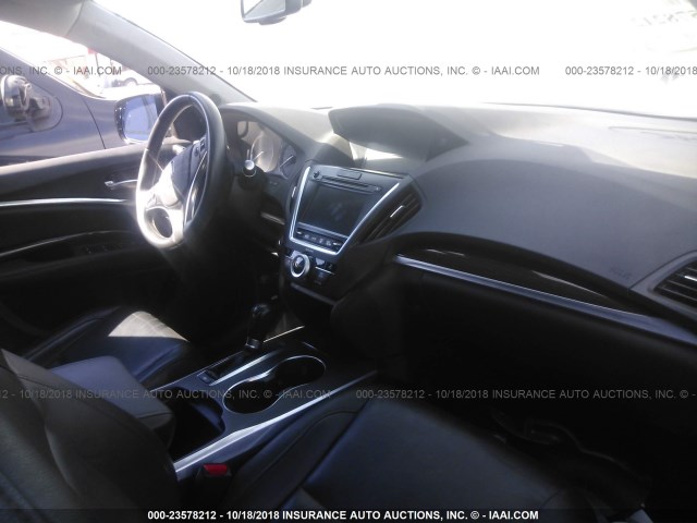 5FRYD4H48FB015909 - 2015 ACURA MDX TECHNOLOGY BLACK photo 5