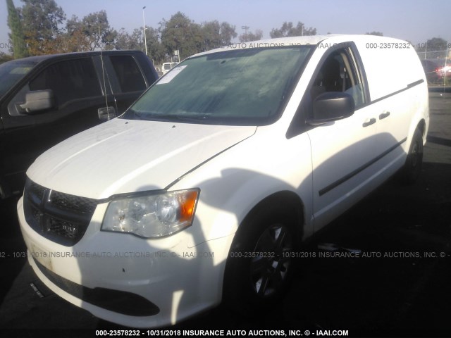 2C4JRGAG5DR765716 - 2013 RAM TRADESMAN WHITE photo 2