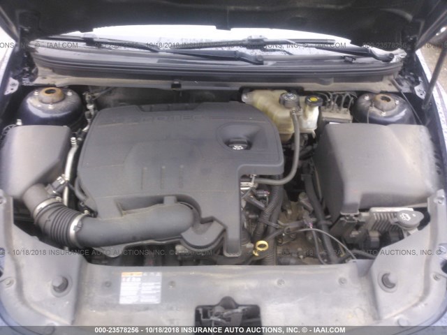 1G1ZC5EB8AF300592 - 2010 CHEVROLET MALIBU 1LT BLUE photo 10