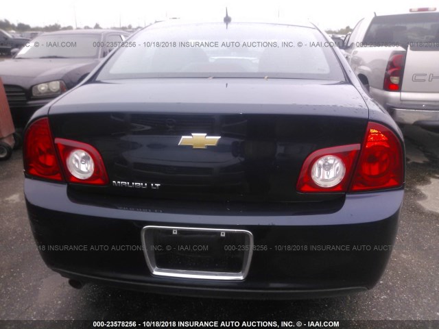 1G1ZC5EB8AF300592 - 2010 CHEVROLET MALIBU 1LT BLUE photo 6