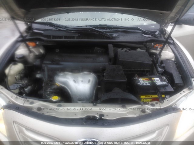 4T1BE46KX9U831159 - 2009 TOYOTA CAMRY SE/LE/XLE ოქროსფერი ფოტო 10