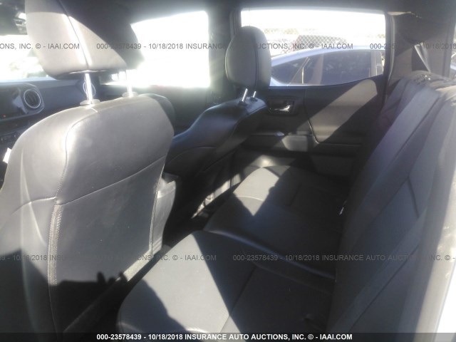 3TMCZ5ANXJM141604 - 2018 TOYOTA TACOMA DBL CAB/SR/TRDSPT/OR/PRO ნაცრისფერი ფოტო 8