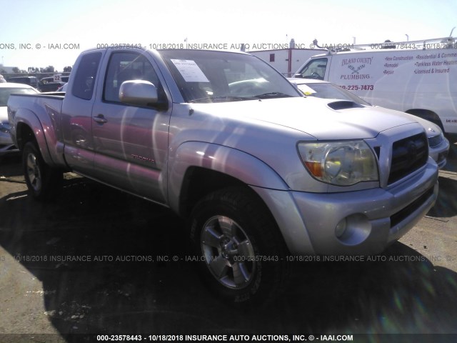 5TEUU42N28Z520069 - 2008 TOYOTA TACOMA ACCESS CAB SILVER photo 1