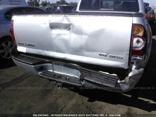 5TEUU42N28Z520069 - 2008 TOYOTA TACOMA ACCESS CAB Silber Foto 6