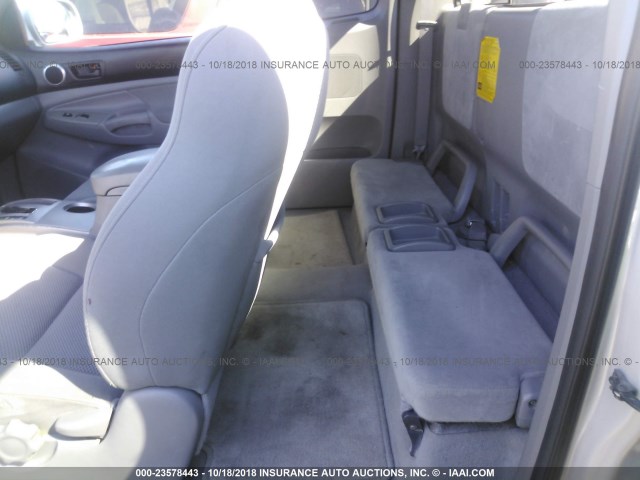 5TEUU42N28Z520069 - 2008 TOYOTA TACOMA ACCESS CAB Silber Foto 8