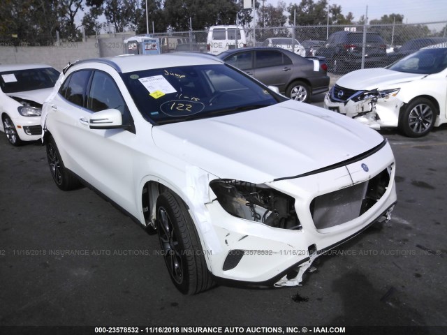 WDCTG4EB5GJ203362 - 2016 MERCEDES-BENZ GLA 250 WHITE photo 1