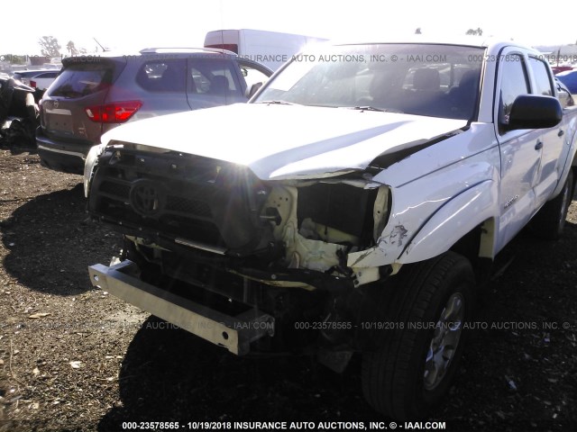 5TFJU4GN6FX076064 - 2015 TOYOTA TACOMA DOUBLE CAB PRERUNNER WHITE photo 6