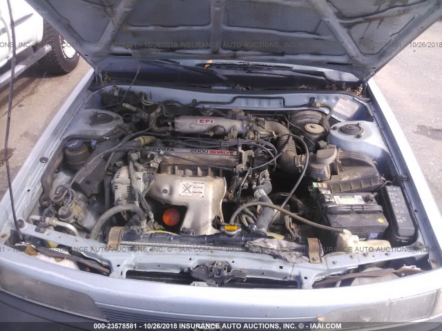 4T1SV21E4LU210867 - 1990 TOYOTA CAMRY DLX 蓝色 照片 10