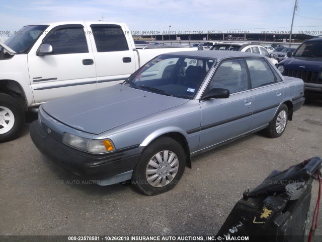 4T1SV21E4LU210867 - 1990 TOYOTA CAMRY DLX BLUE photo 2