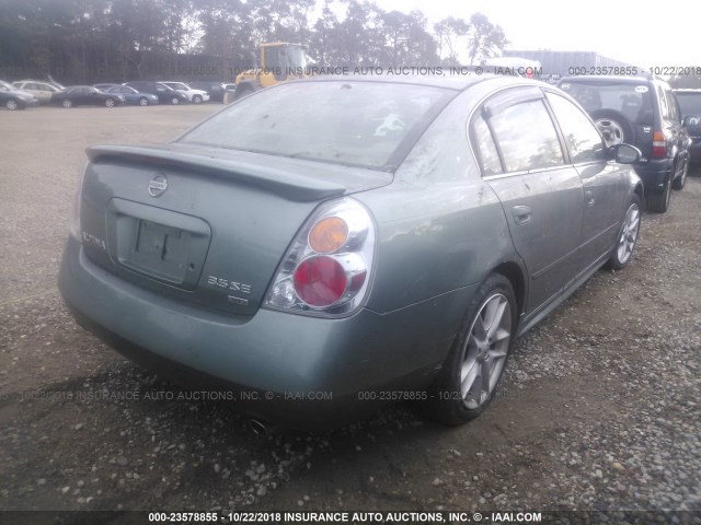 1N4BL11DX3C188686 - 2003 NISSAN ALTIMA SE GREEN photo 4