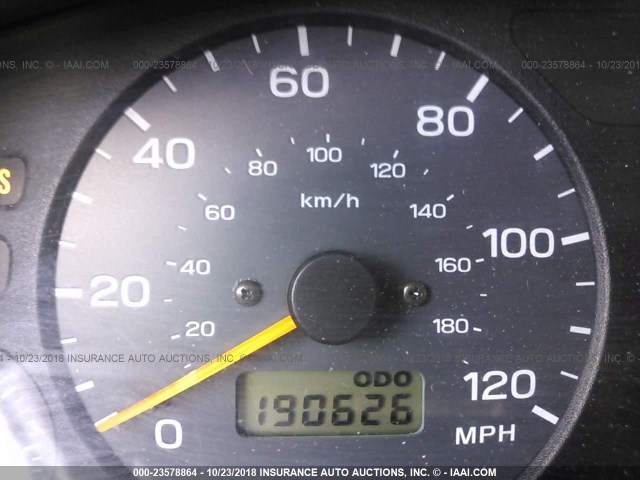 JF1SF6550YH706550 - 2000 SUBARU FORESTER S RED photo 7