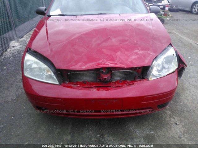 1FAHP36NX5W303798 - 2005 FORD FOCUS ZXW RED photo 6