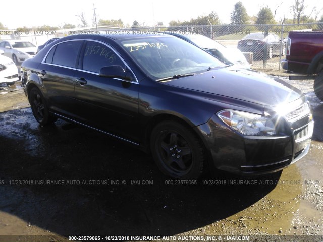 1G1ZH57B294222154 - 2009 CHEVROLET MALIBU 1LT BLACK photo 1