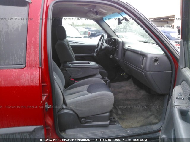 3GNEC13T73G142488 - 2003 CHEVROLET AVALANCHE C1500 RED photo 5