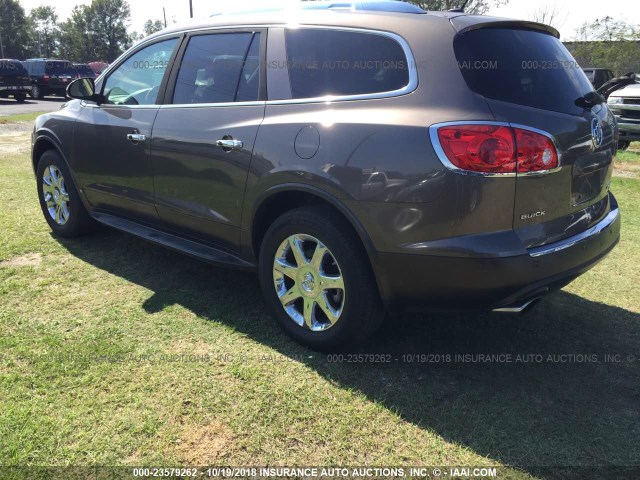 5GAER23708J250989 - 2008 BUICK ENCLAVE CXL Pewter photo 3