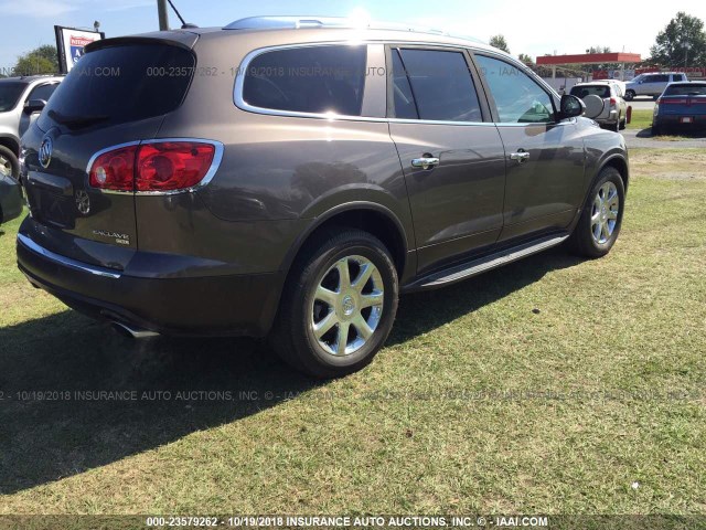 5GAER23708J250989 - 2008 BUICK ENCLAVE CXL Pewter photo 4