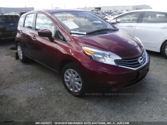 3N1CE2CP2GL366402 - 2016 NISSAN VERSA NOTE S/S PLUS/SV/SL/SR RED photo 1