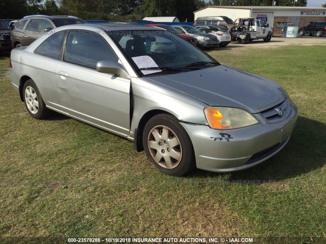 1HGEM22931L002456 - 2001 HONDA CIVIC SI/EX SILVER photo 1