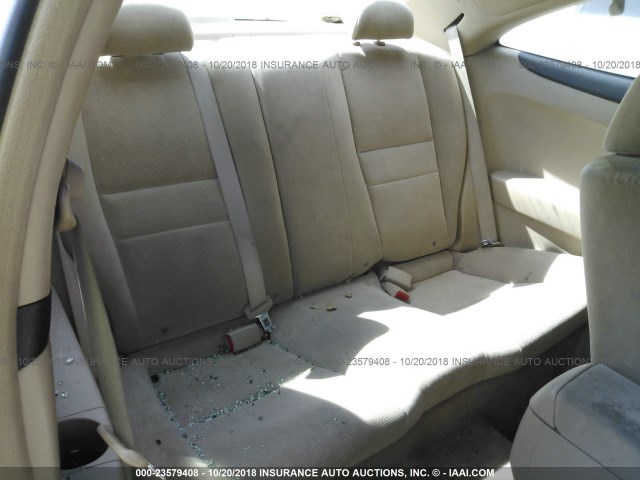 1HGCM72585A024035 - 2005 HONDA ACCORD LX WHITE photo 8