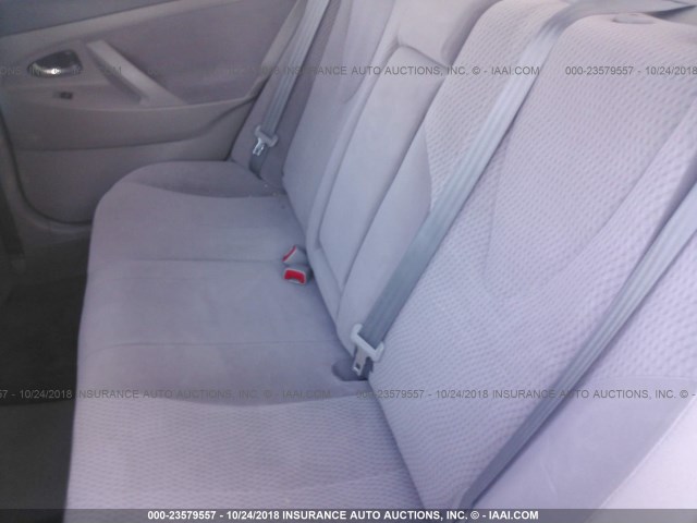 4T4BF3EK9AR073706 - 2010 TOYOTA CAMRY SE/LE/XLE SILVER photo 8