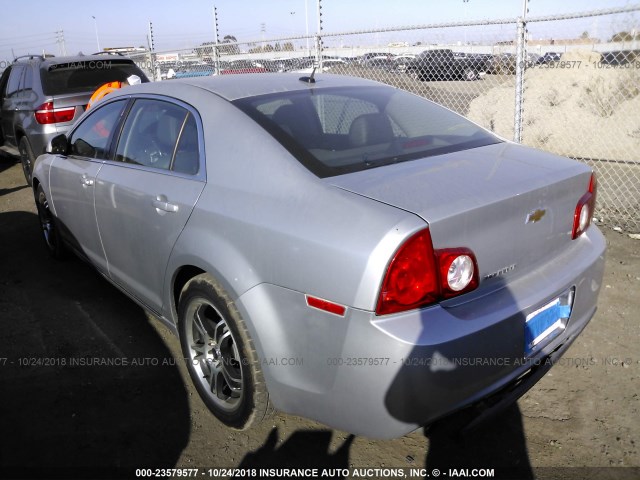 1G1ZD5E17BF373443 - 2011 CHEVROLET MALIBU 2LT SILVER photo 3