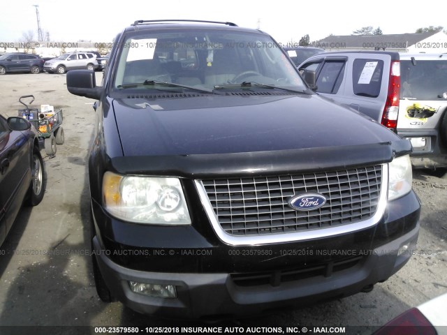 1FMFU16W14LB35830 - 2004 FORD EXPEDITION XLT BLACK photo 6