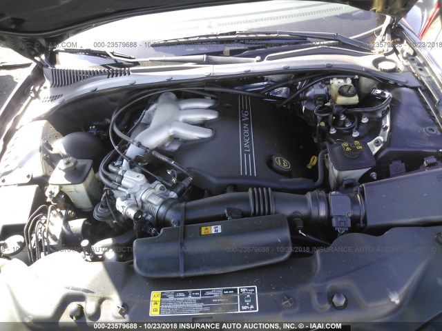 1LNHM86S42Y714227 - 2002 LINCOLN LS BLACK photo 10