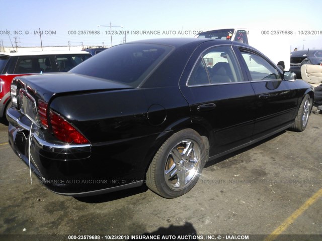 1LNHM86S42Y714227 - 2002 LINCOLN LS BLACK photo 4