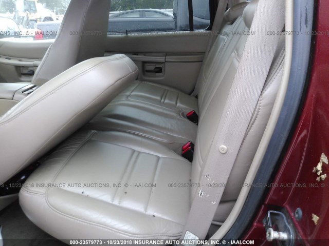 4M2ZU66E3YUJ10797 - 2000 MERCURY MOUNTAINEER  MAROON photo 8