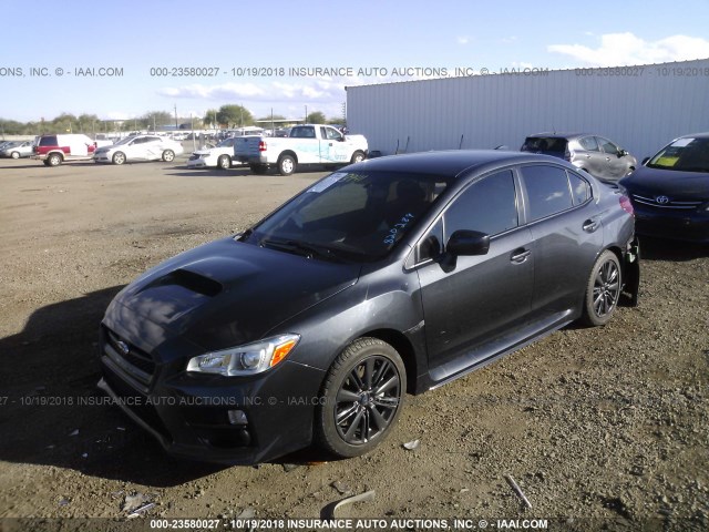 JF1VA1B69G9820289 - 2016 SUBARU WRX BLACK photo 2