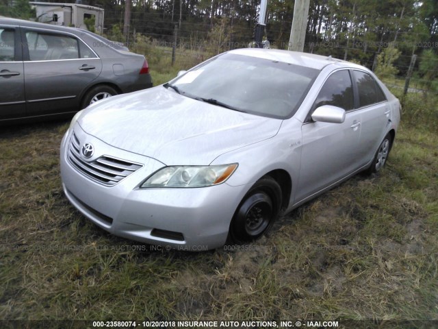 4T1BB46K48U040746 - 2008 TOYOTA CAMRY HYBRID SILVER photo 2