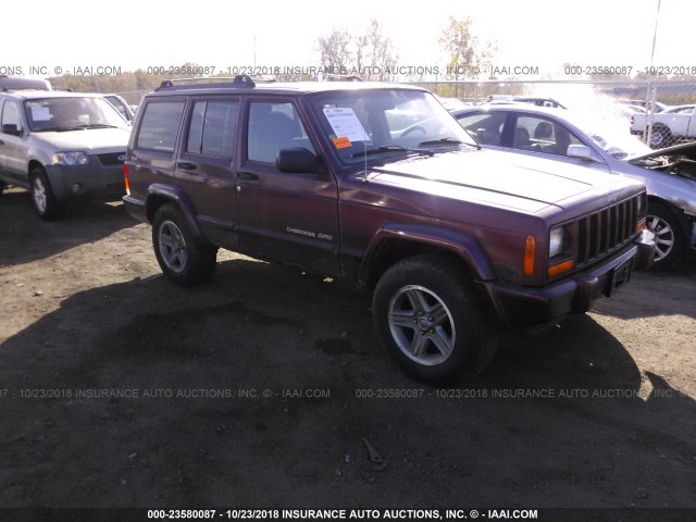 1J4FF58S6YL169617 - 2000 JEEP CHEROKEE CLASSIC MAROON photo 1