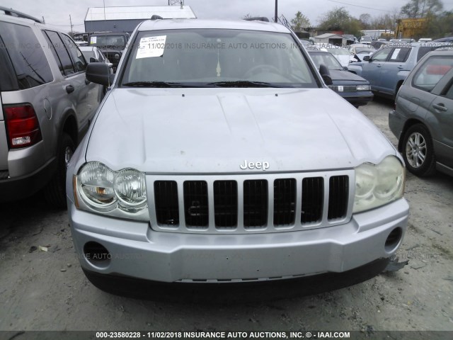1J4GR48K46C256824 - 2006 JEEP GRAND CHEROKEE LAREDO/COLUMBIA/FREEDOM 银色 照片 6