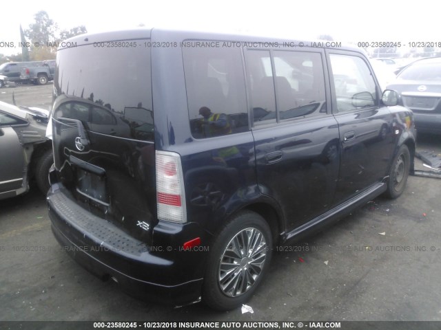 JTLKT324840143743 - 2004 TOYOTA SCION XB Dəniz mavisi foto 4