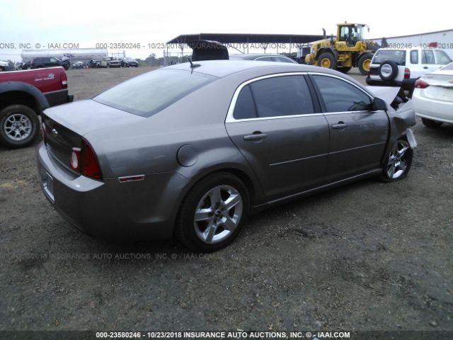 1G1ZC5EBXAF212742 - 2010 CHEVROLET MALIBU 1LT BROWN photo 4