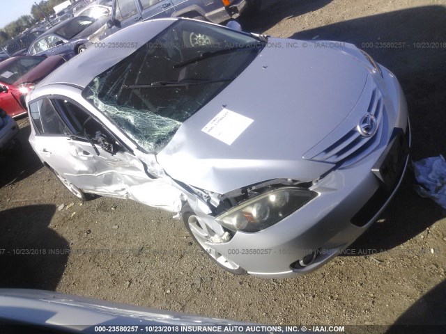 JM1BK143961536283 - 2006 MAZDA 3 HATCHBACK SILVER photo 1