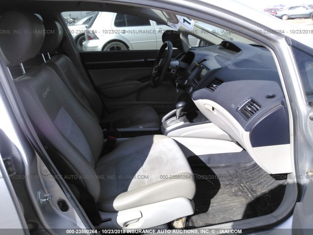 JHMFA36258S006926 - 2008 HONDA CIVIC HYBRID SILVER photo 5