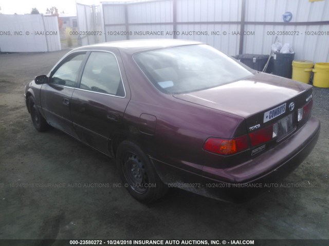 4T1BG22K41U040778 - 2001 TOYOTA CAMRY CE/LE/XLE 红色 照片 3